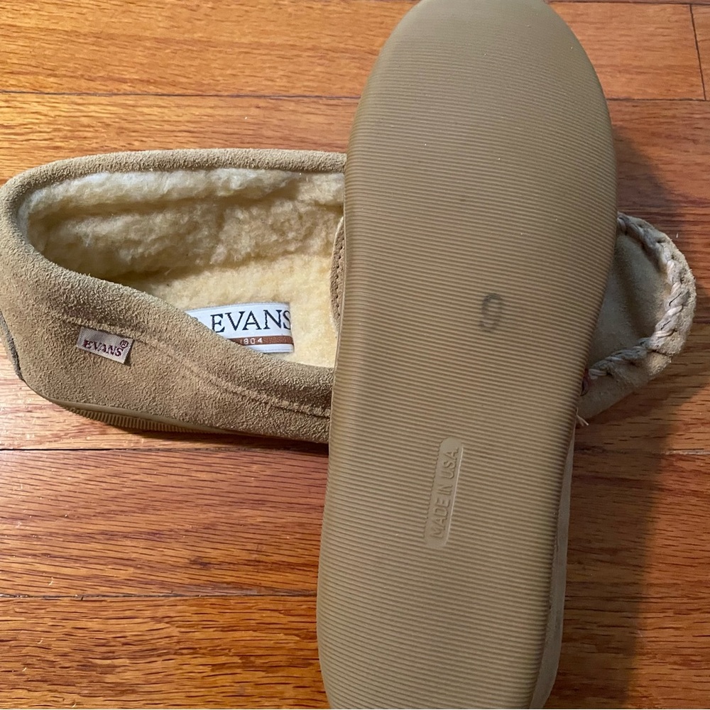 L.B.Evans Cozy Slippers Woman’s Size 9 Made in USA - Picture 5 of 8